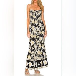 4. FREE PEOPLE Little of Your Love Jumpsuit in Moonless Combo, xs